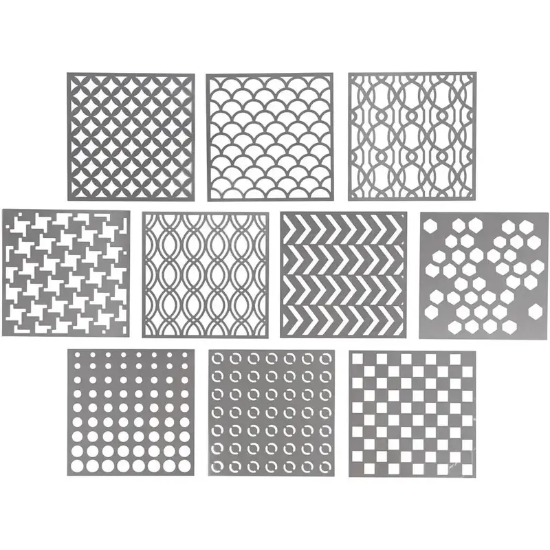 Stencil 15 x 15 cm - 10-pack