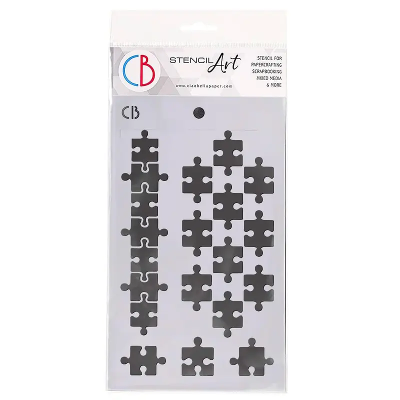 Stencil Art 12,5 x 20 cm - Puzzle