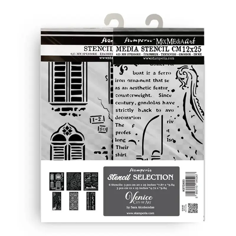 Stencil Selection - Venice City of Art