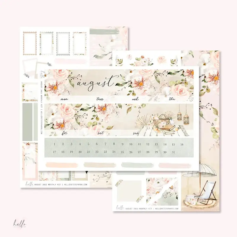 Sticker Kit Monthly - August