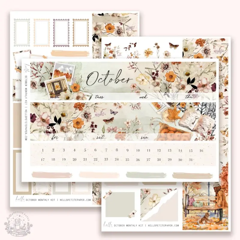 Sticker Kit Monthly - October