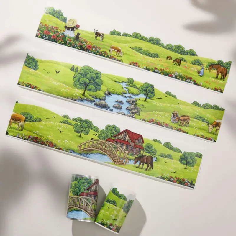 Sticker Pet Tape - Pre-cut - Country Ballad - 70 mm
