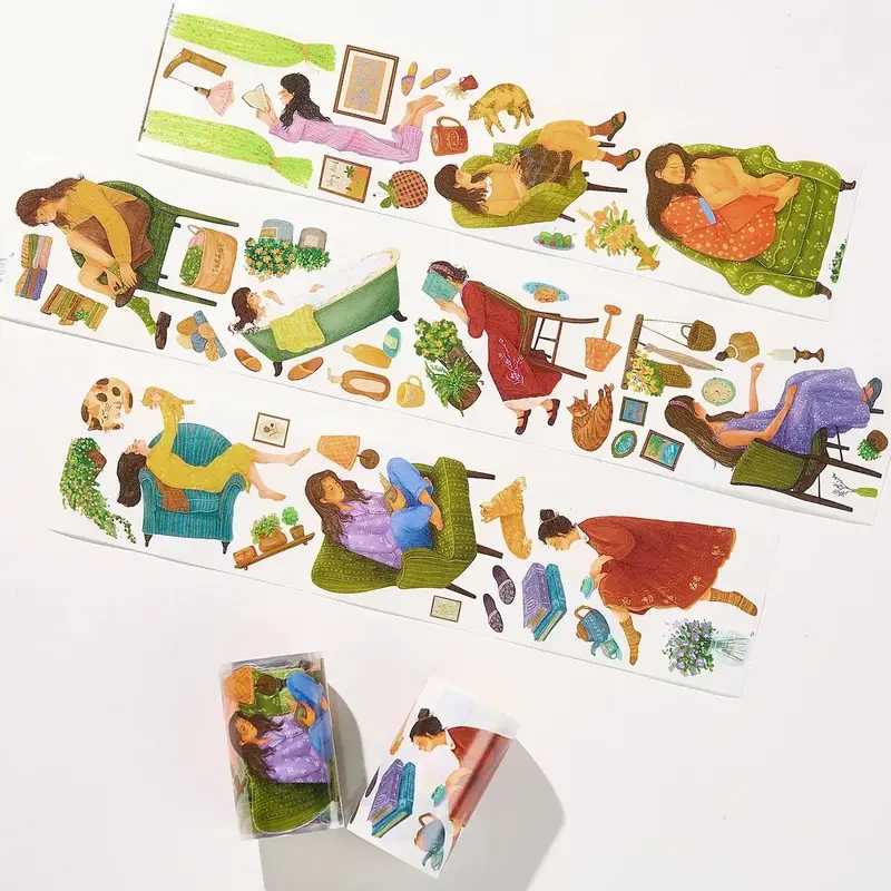 Sticker Pet Tape - Pre-cut - Nostalgic Moments - 72 mm