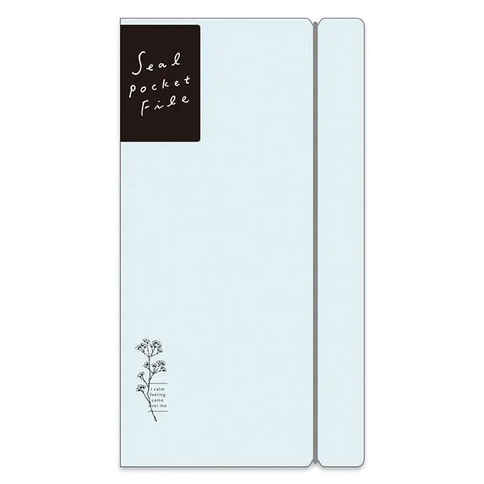 Sticker pocket file - Blue