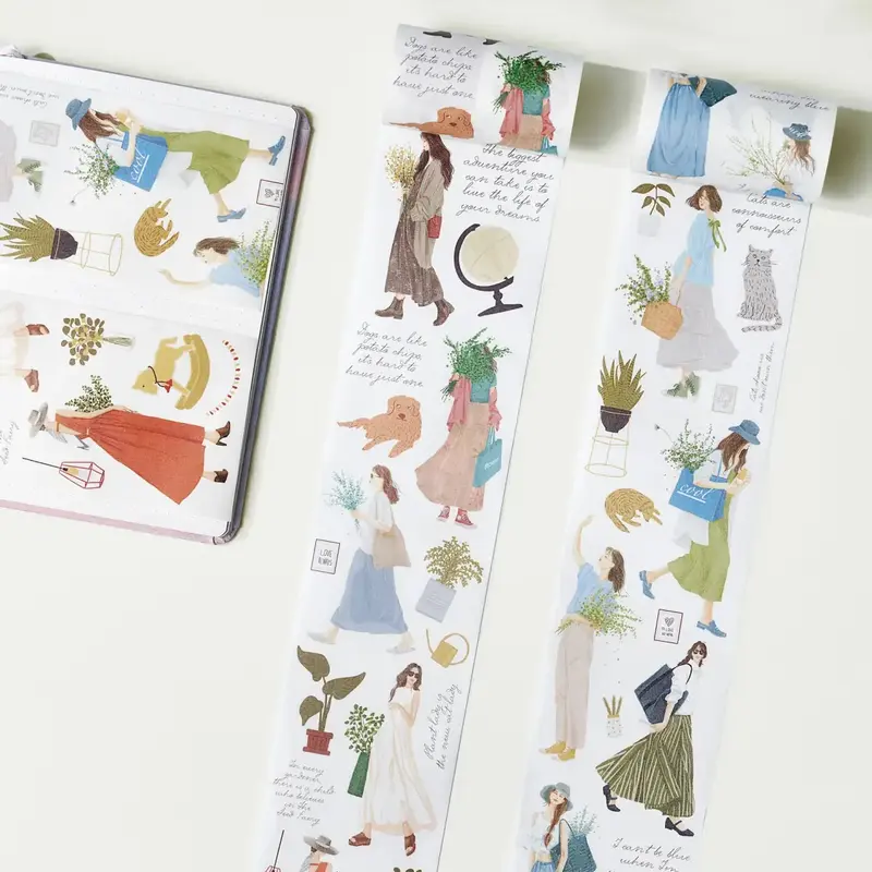 Sticker Set Washi Tape - Midst of the Journey - 2-pack