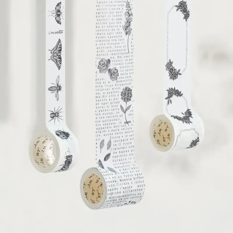 Sticker Set Washi Tape - Vintage Vibes - 3-pack