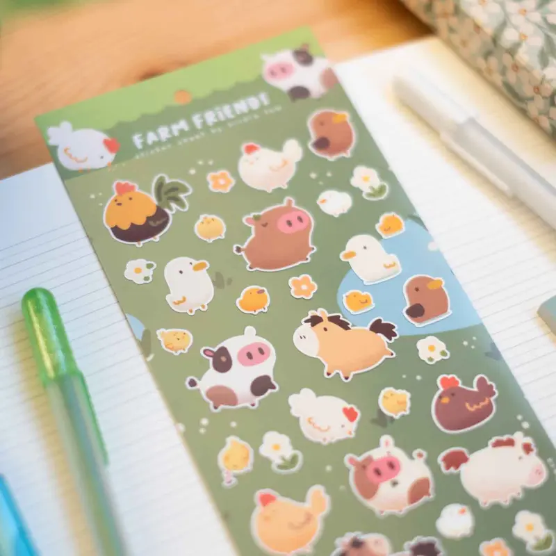 Sticker sheet - Farm friends