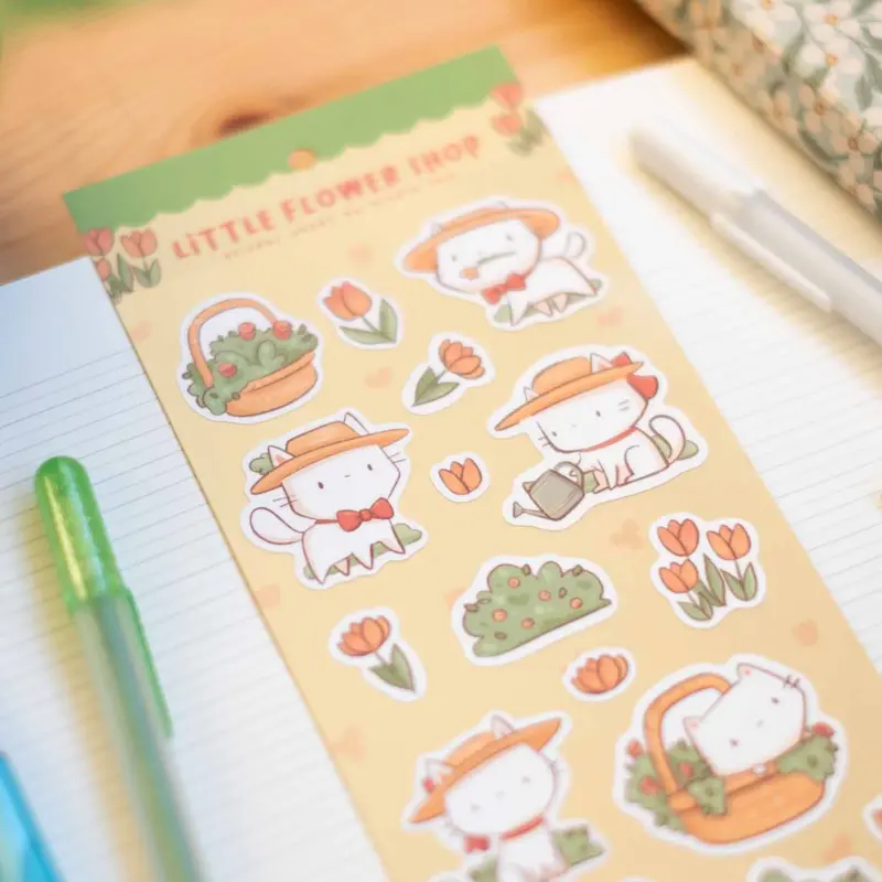Sticker sheet - Lil flower shop