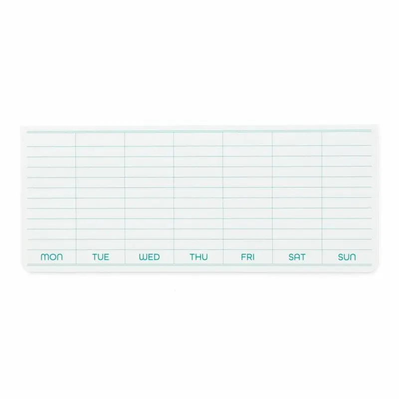 Sticky Memo Pad - Weekly - White
