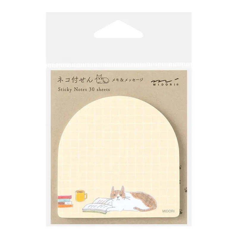 Sticky Notes Book and Cat