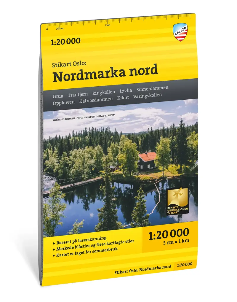 Stikart Oslo Nordmarka nord 1