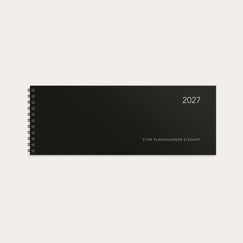 Stor Plankalender Elegant 2027