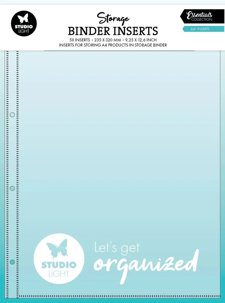 Storage Binder Inserts A4+ 5-pack