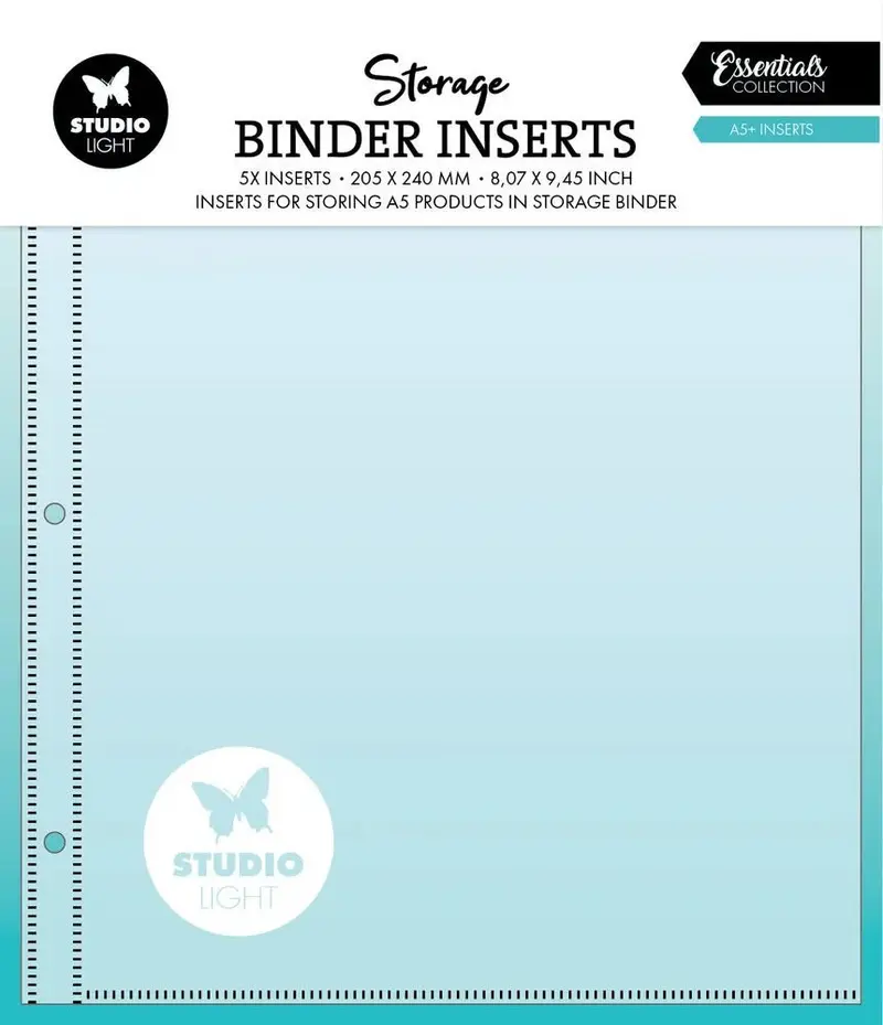Storage Binder Inserts A5+ 5-pack