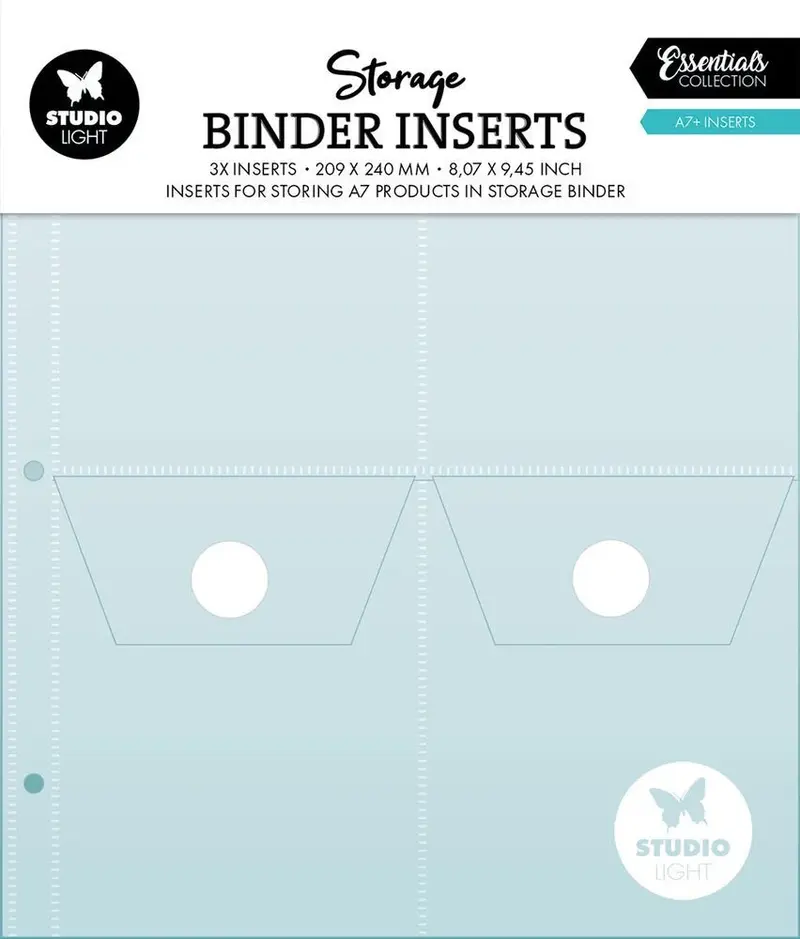 Storage Binder Inserts A7+ 3-pack