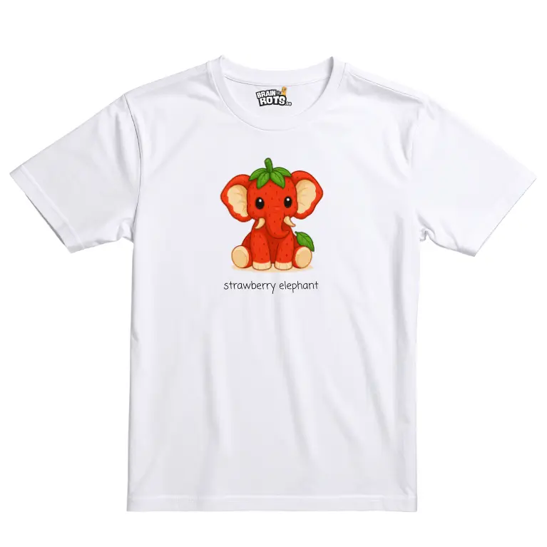Strawberry Elephant – T-shirt