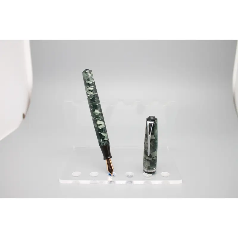 Stylomine 303 Green marble CT Fountain pen