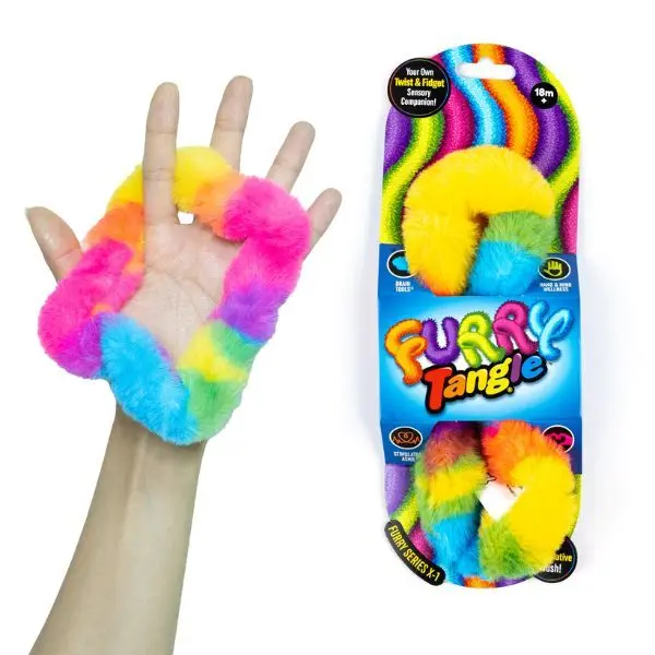 Tangle Furry Plysch - Mjuk fidget för ADHD & autism