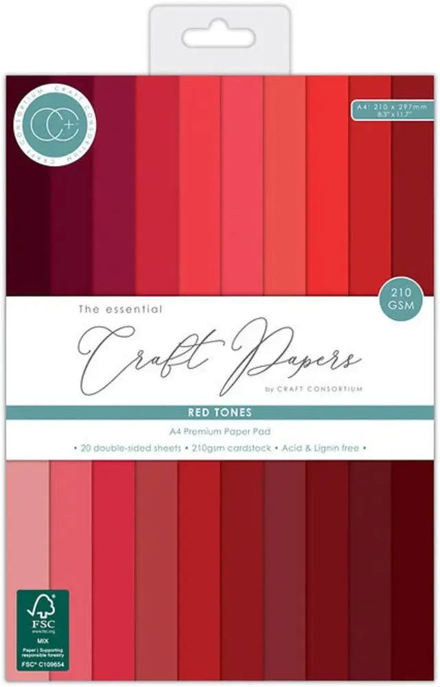 The Essential Craft Papers - Red Tones