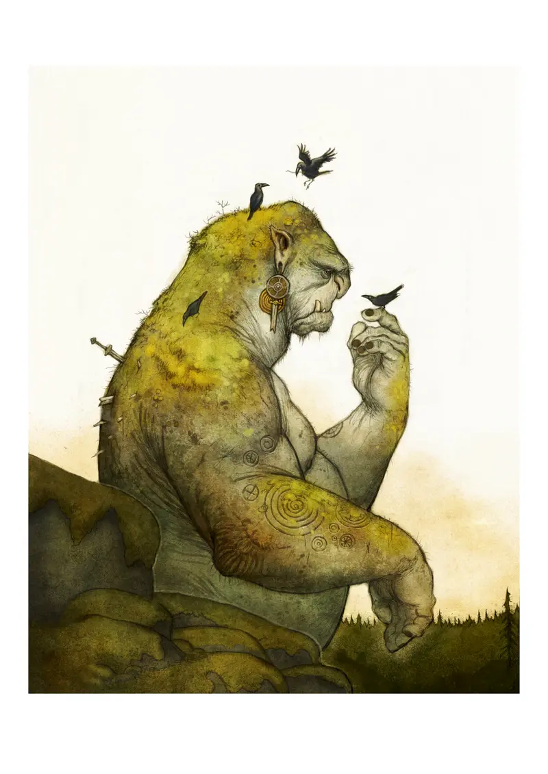 THE GIANT - SIGNED ART PRINT