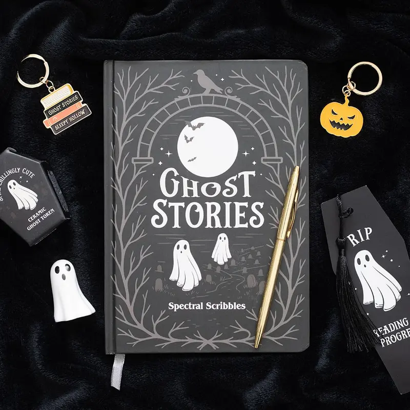 The Haunted Library Ghost Stories A5 Notebook