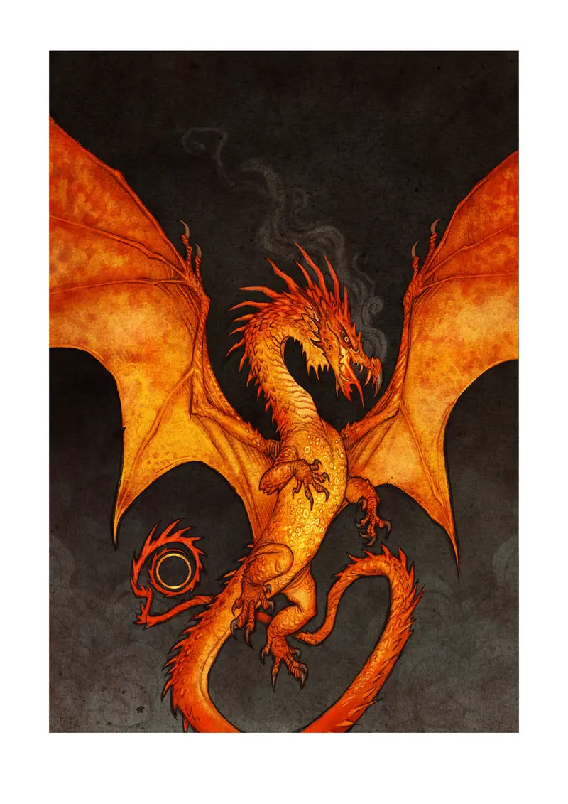 THE HOBBIT COVER - SIGNED ART PRINT