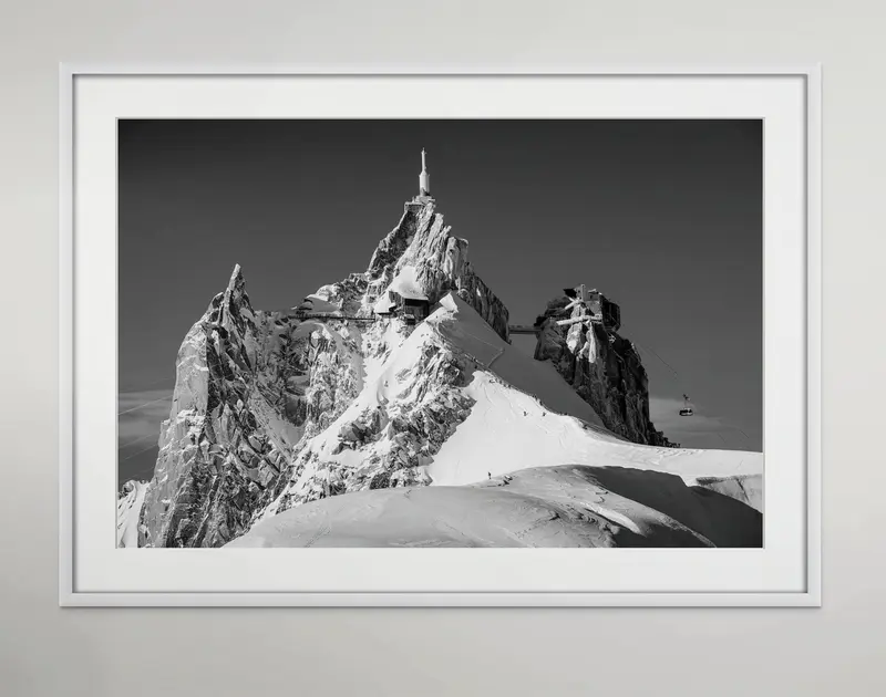The top of Aiguille du Midi (3842 m)