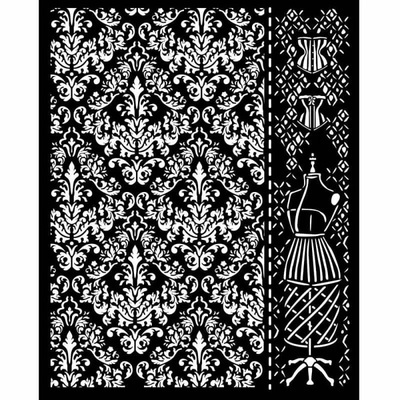 Thick Stencil 20 x 25 cm - Brocante Antiques - Mannequin