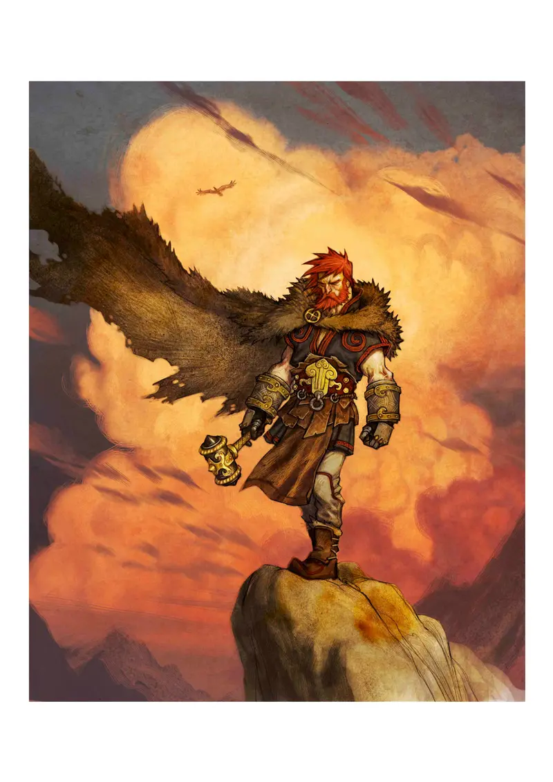 THOR - SIGNED ART PRINT