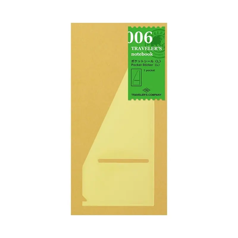 TN Regular Refill 006. Pocket sticker Large