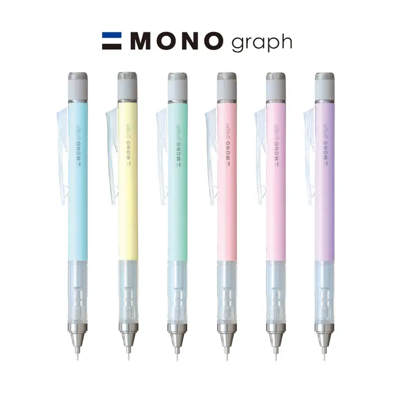 Tombow MONO Graph Mechanical Pencil Pastel Color Barrel Series 0.5mm