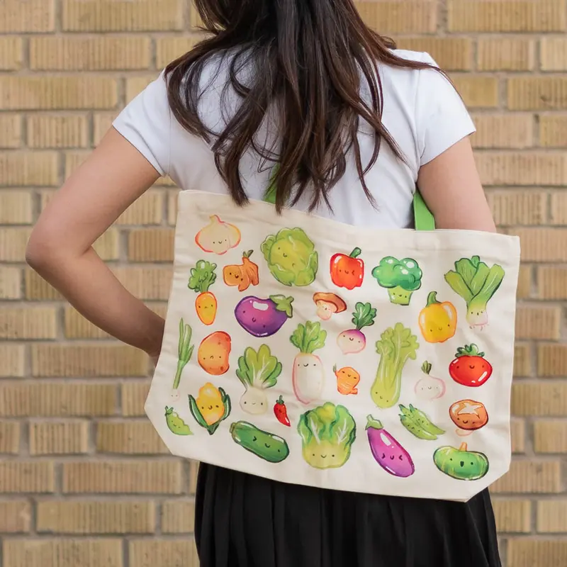 Tote bag (large) - Veggies