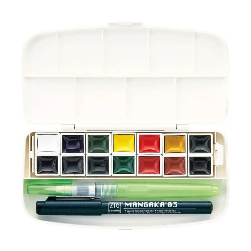 Transparent Watercolor Set 14 färger