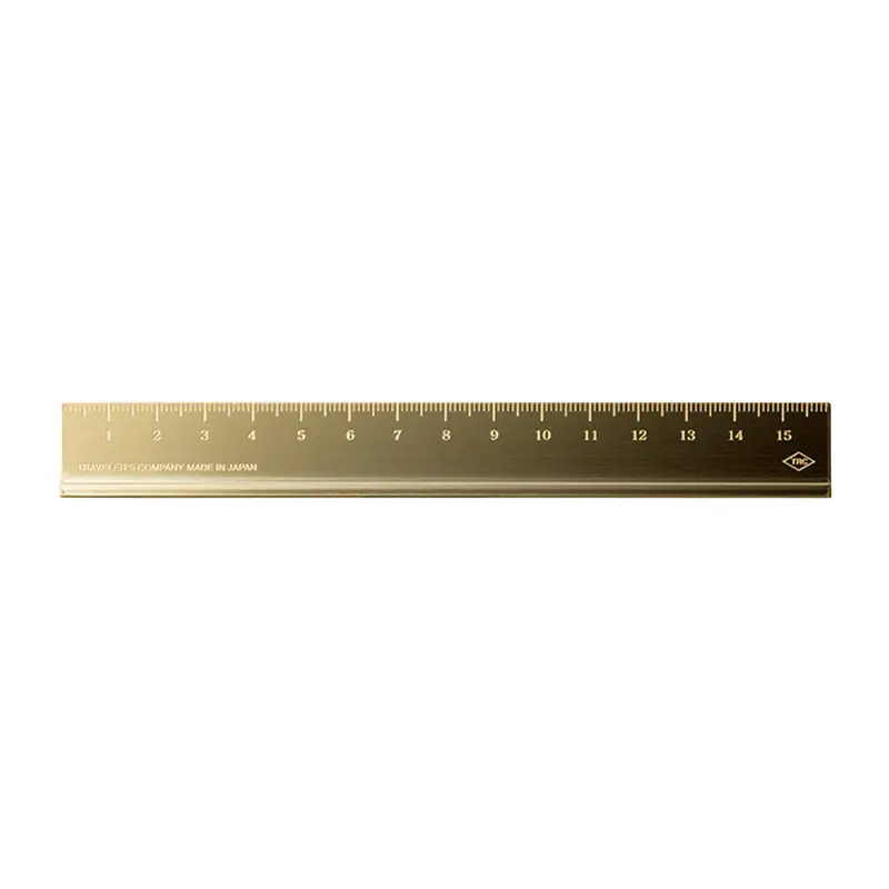 TRAVELER'S COMPANY Brass Ruler
