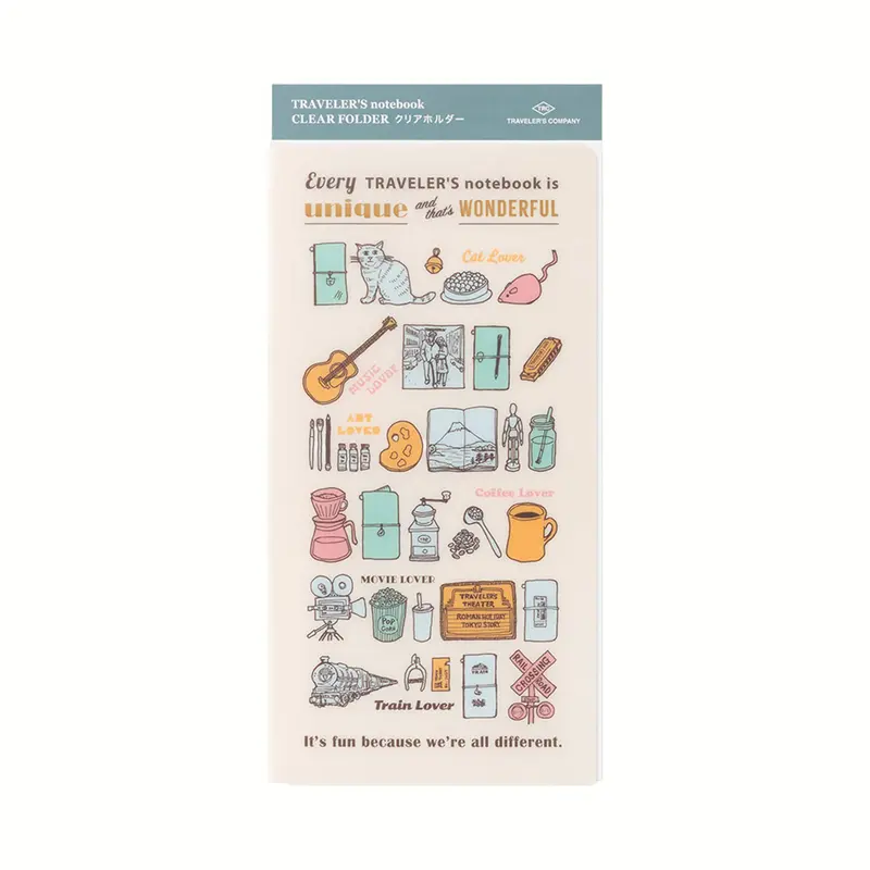 TRAVELER'S notebook 2027 - Clear Folder - Regular Size