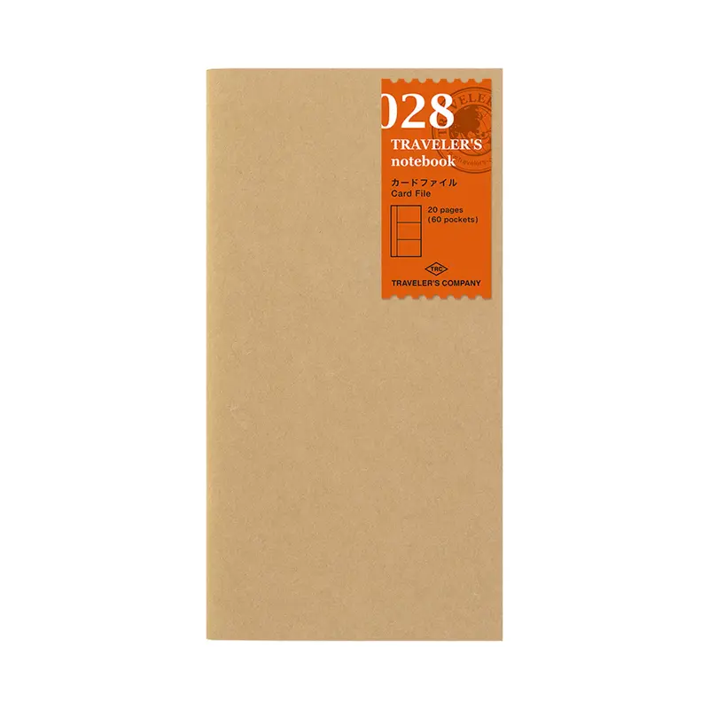 TRAVELER'S notebook - Card File 028 - Regular Size