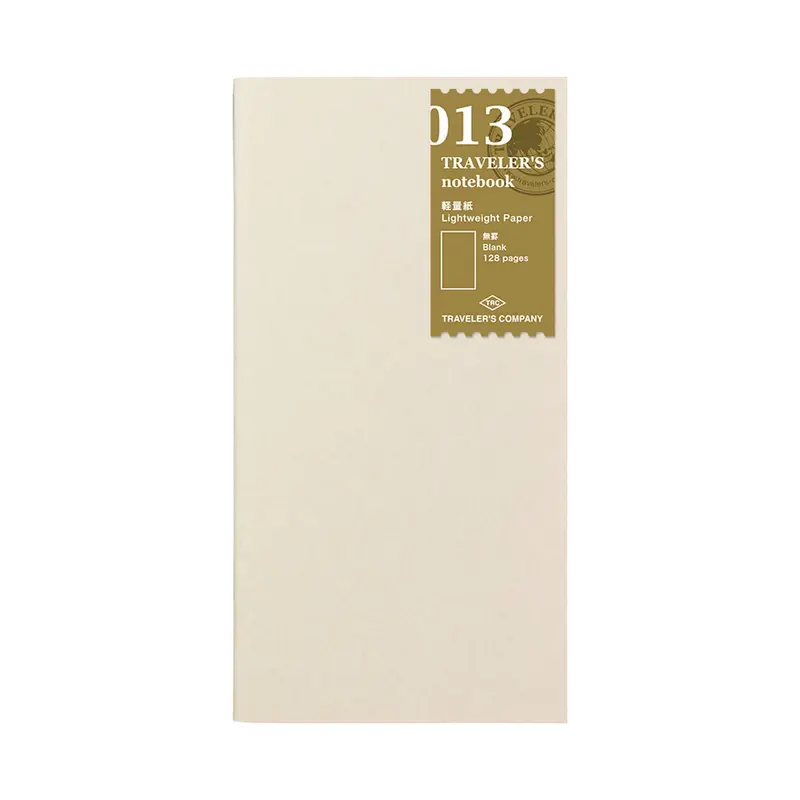 TRAVELER'S notebook - Light Paper Notebook Refill 013 - Regular Size