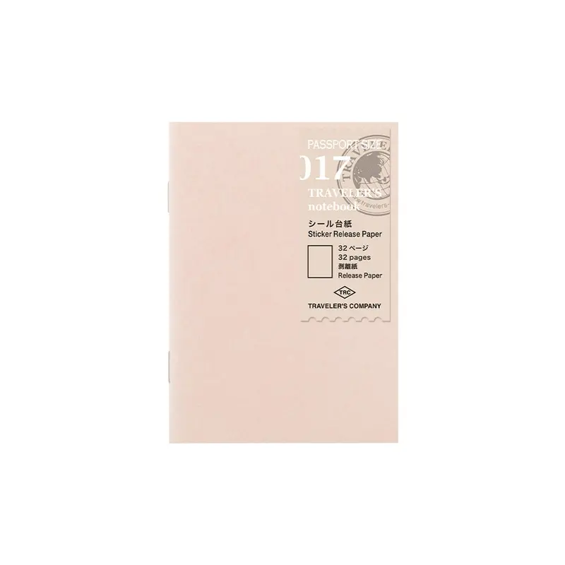 TRAVELER'S notebook - Sticker Release Paper Notebook Refill 017 - Passport Size