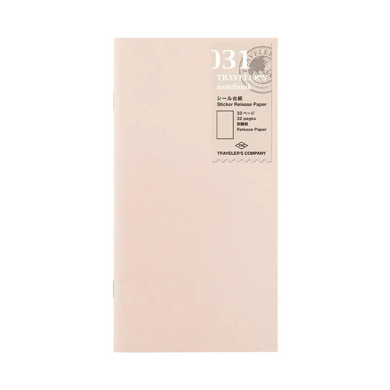 TRAVELER'S notebook - Sticker Release Paper Notebook Refill 031 - Regular Size