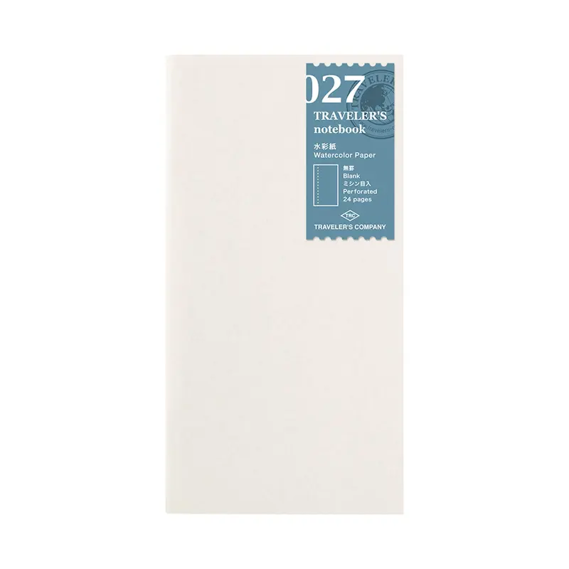 TRAVELER'S notebook - Watercolor Paper Notebook Refill 027 - Regular Size