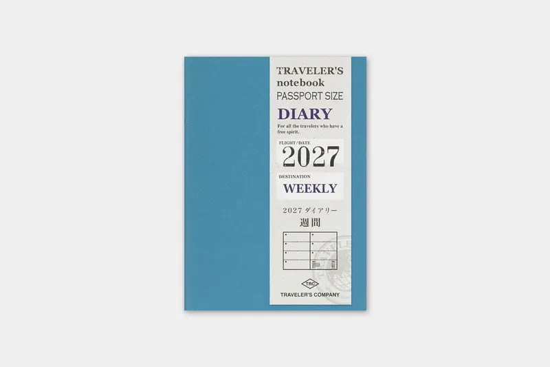 TRC 2027 Weekly Diary Passport size