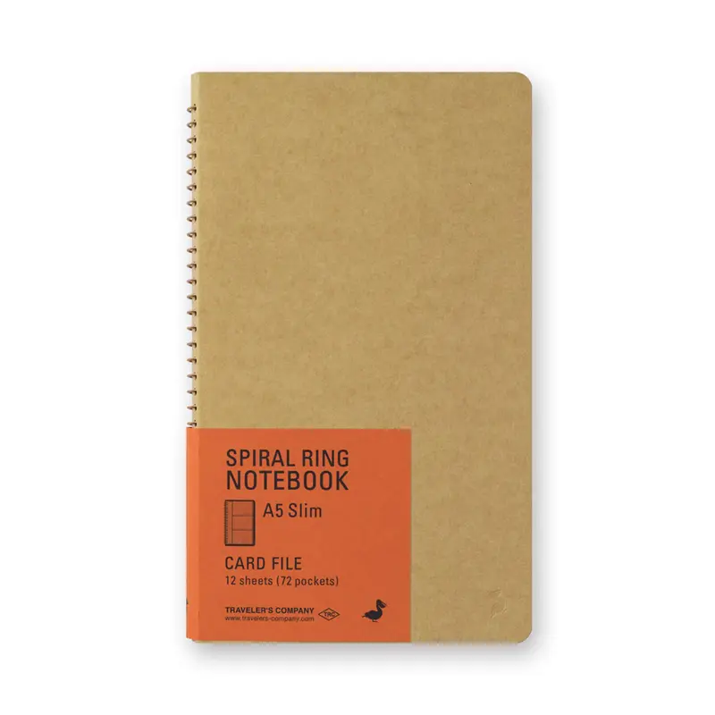 TRC Spiral Ring Notebook [A5 Slim] Card File