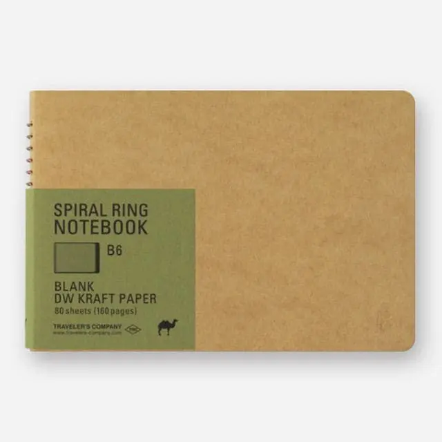 TRC Spiral ring Notebook B6 Kraft