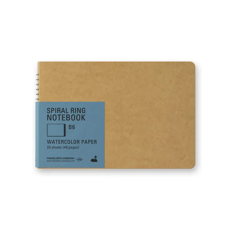 TRC Spiral Ring Notebook [B6] Watercolor Paper