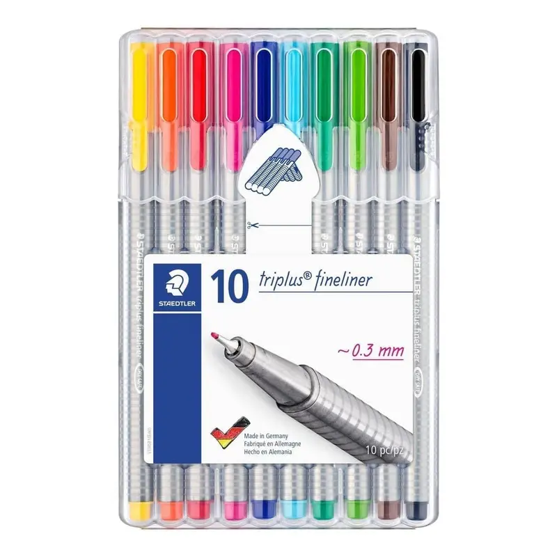 Triplus Fineliner 10-färger