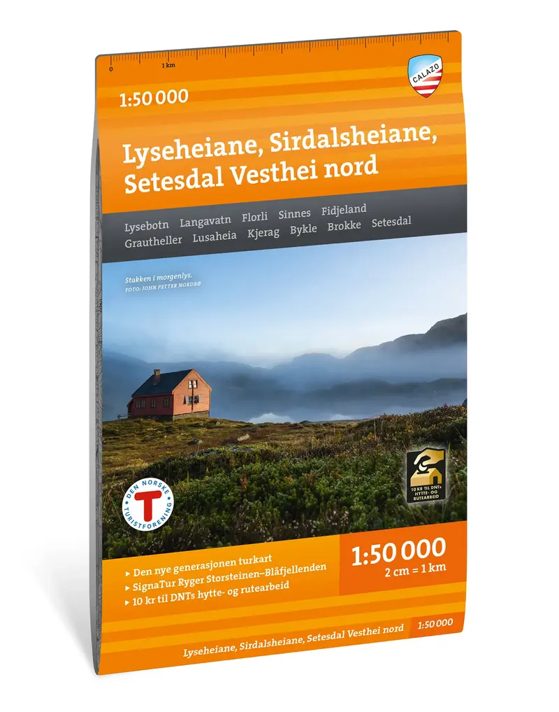 Turkart Lyseheiane, Sirdalsheiane & Setesdal Vesthei nord 1