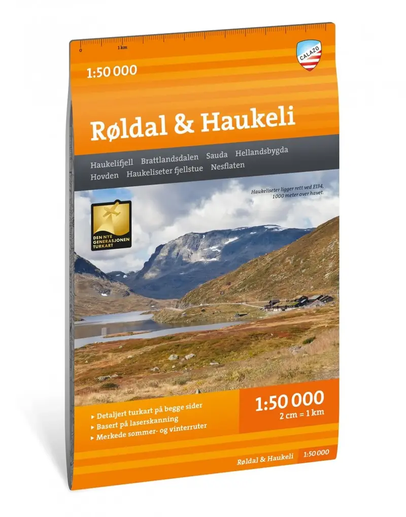 Turkart Røldal & Haukeli 1