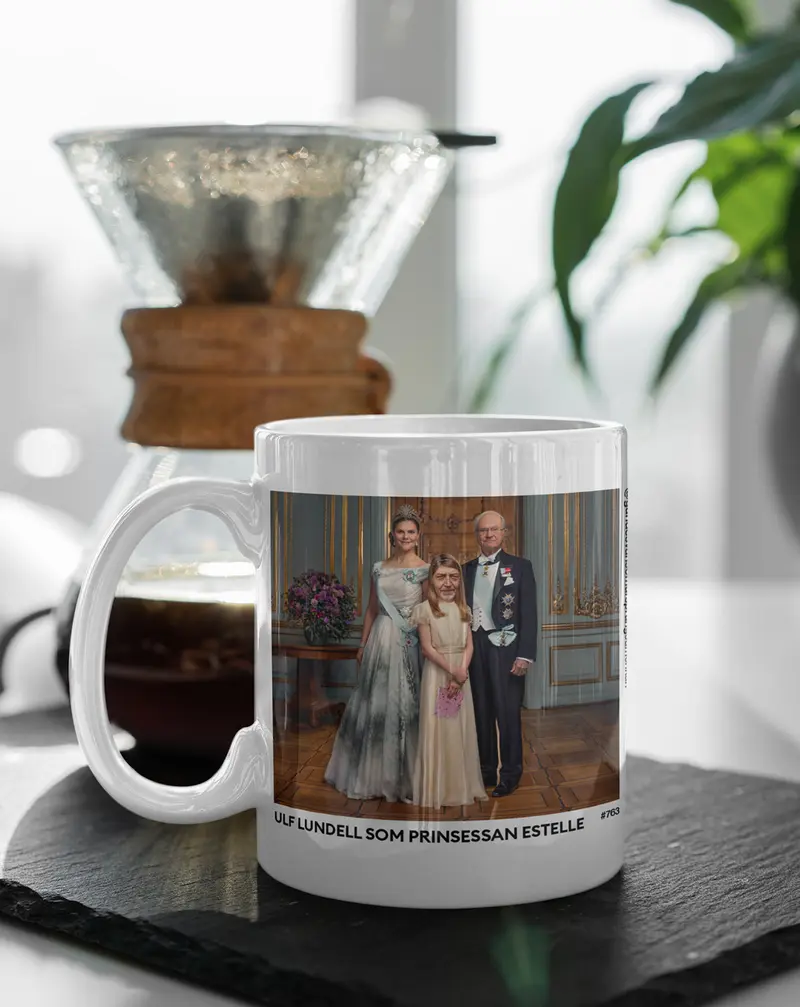 Ulf Lundell som prinsessan Estelle (#763) - Mugg