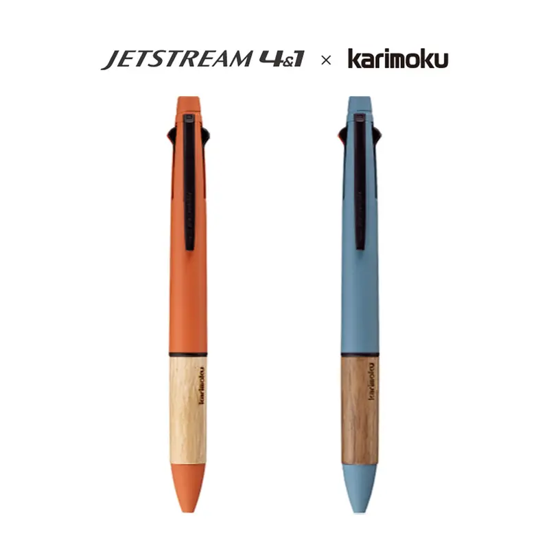 Uni Mitsubishi Jetstream × Karimoku Multi-functional 4&1 Ballpoint Pen