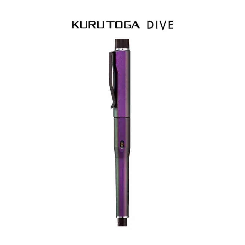 Uni Mitsubishi Kuru Toga Dive Mechanical Pencil 0.5mm Aurora Purple